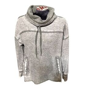 Altar’d State Gray Green Women's Cowl Neck Sweatshirt Size Small